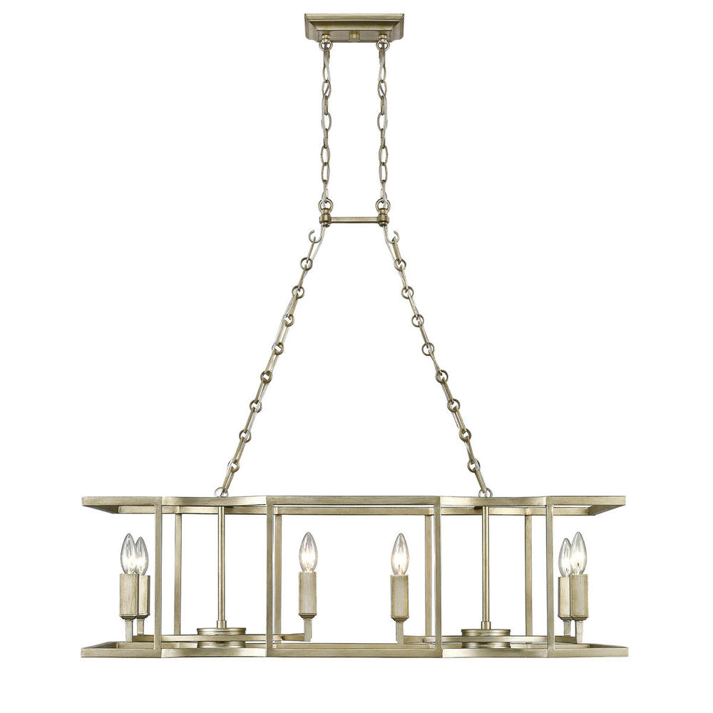 8 Light Linear Pendant